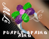 (Mle)Purple Spring Ring