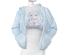 Blue Kawaii Hoodie