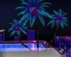!A Neon palm tree