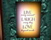Live Laugh Love Room Dec