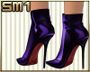 SM1 ankle boots purple