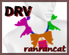 +DRV ribbon necklace