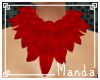 .M. Red Fur Collar :F