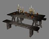 rustic inn long table