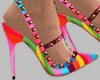Color Block Heels