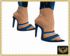 NJ] Sateen Blue heels