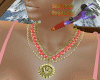 G* Ruby Necklace w Medal