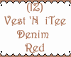 (IZ) Vest iTee Red
