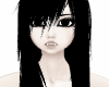 emo bang hair