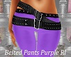 Belted Pants Purple Rl