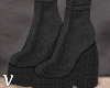 ! Blanche Black Boots