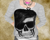 FE skull hair sweater1