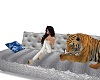 Silver Tiger Couch