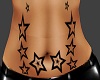 Stars Belly Tattoo