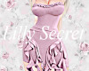 ruffle gown  pink