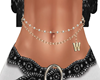 GOLD 'W' BELLY CHAIN