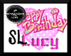 [SL]FloorSign HBday Lucy