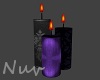 Gothic Purple Candles