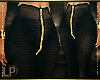 Black Zipper Pants XXL