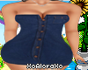 (A) Riss Jean Dress