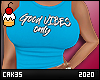 Gd Vibes Tank/Blue Busty