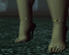 Sandália Dourada Luxo