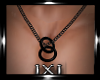 X."Us" Necklace  Black