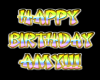B - day banner Amy