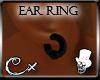 [CX]Ear ring XXL black R