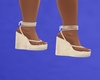 Sandals Wedges - cream
