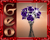 Geo Roses Purple silver