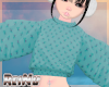 ^Kid flower Sweater Blue