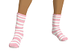 Littles socks pink strip