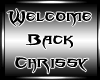 Welcome Back Chrissy