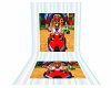 Mario race car backdrop