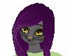 Spooky purple hair