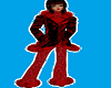 red fur coat and pants