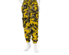 Yellow camo joggers