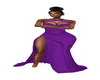 Camie purple gown