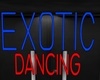 Exotic Dancing Neon Sign