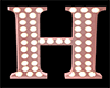 H Pink Letter Neon