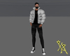 Chr Puffer Jacket Gray&B