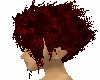 Bloody color hairstyle