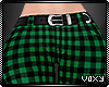 Grn Xmas Check Pants