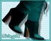 Fall Knit Boots/Teal