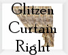 Glitzen Gold Curtain R