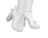 white lace shoes