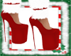 Red Santa Heels