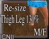 Re-Size Thigh Leg 130%
