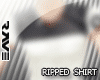 !AK:White Ripped Shirt